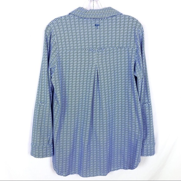 Tyler Böe Blue royal blue and white button down - Picture 10 of 10